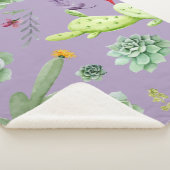 Couverture Sherpa Motif Cactus 7 (3/4)