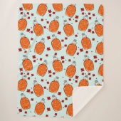 Couverture Sherpa Motif canadien de sirop d'érable (Devant)