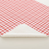 Couverture Sherpa Motif carreau tartan (3/4)