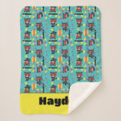 Couverture Sherpa Motif Chibi Catwoman (Devant)