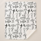 Couverture Sherpa Motif chrétien (Devant)