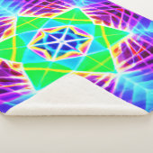 Couverture Sherpa Motif Coloré et Vif (3/4)