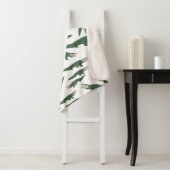 Couverture Sherpa Motif crocodile de l'alligator mignon (En situation)