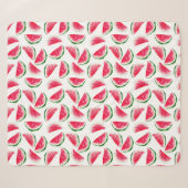 Couverture Sherpa Motif Cute Ananas & Watermelon (Devant (Horizontal))