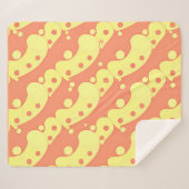 Couverture Sherpa Motif d'abstraction coloré éblouissant (Devant (Horizontal))