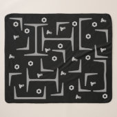 Couverture Sherpa Motif d'acier structurel (Devant (Horizontal))