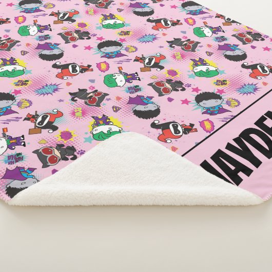 Couverture Sherpa Motif d'action Chibi Super Villain (3/4)