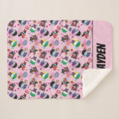 Couverture Sherpa Motif d'action Chibi Super Villain (Devant (Horizontal))