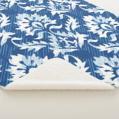 Couverture Sherpa Motif damassé incolore (3/4)