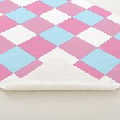 Couverture Sherpa Motif damier (3/4)