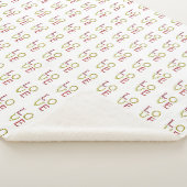 Couverture Sherpa Motif d'amour (3/4)