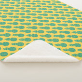 Couverture Sherpa Motif d'ananas (3/4)