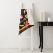 Couverture Sherpa Motif d'automne coloré (En situation)