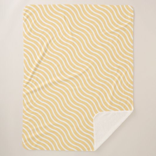 Couverture Sherpa Motif de bandes 1 (Devant)