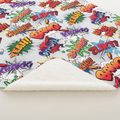 Couverture Sherpa Motif de bulle Superhero (3/4)