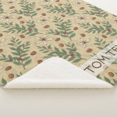 Couverture Sherpa Motif de café (3/4)