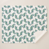 Couverture Sherpa Motif de caméléon (Devant (Horizontal))