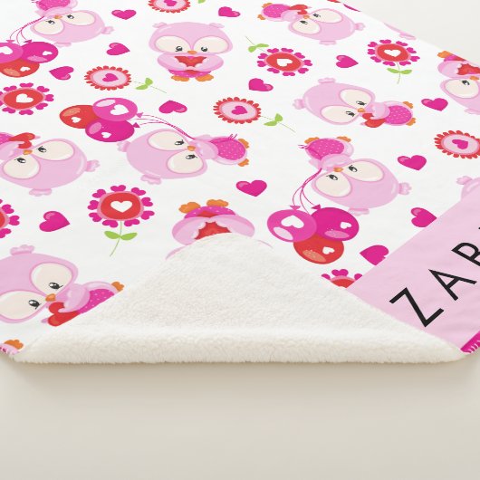 Couverture Sherpa Motif De Chouettes, Chouettes Mignonnes, Chouettes (3/4)