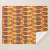 Couverture Sherpa Motif de clé verticale (Devant (Horizontal))