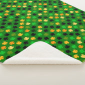 Couverture Sherpa Motif de clôture de la Saint-Patrick (3/4)