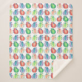 Couverture Sherpa Motif de cobaye d'art de bruit (Devant)