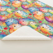 Couverture Sherpa Motif de cobayes mignons (3/4)