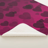 Couverture Sherpa Motif de coeur 18 (3/4)