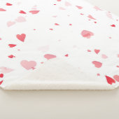 Couverture Sherpa Motif de coeur 33 (3/4)