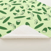 Couverture Sherpa Motif de concombre (3/4)