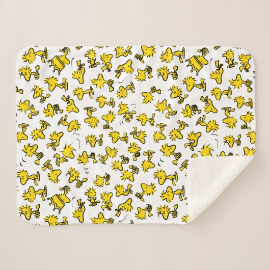 Couverture Sherpa Motif de design classique Woodstock (Devant (Horizontal))