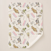 Couverture Sherpa Motif de dessin animé Tan FRIENDS™ (Devant)