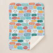 Couverture Sherpa Motif de devis AMIS™ (Devant)