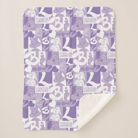 Couverture Sherpa Motif de grille Lola '96 (Devant)