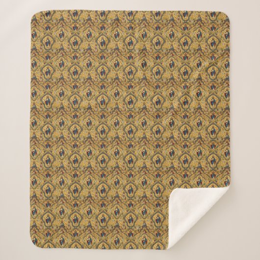 Couverture Sherpa Motif de Jésus (Devant)