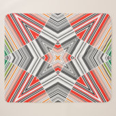 Couverture Sherpa motif de joint rayé Abstrait (Devant (Horizontal))
