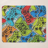 Couverture Sherpa Motif de Joueur (Devant (Horizontal))