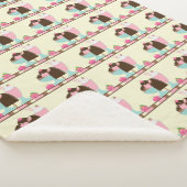 Couverture Sherpa Motif de la crème glacée douce (3/4)