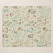Couverture Sherpa Motif de la nouvelle année (Devant (Horizontal))