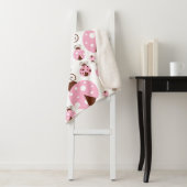 Couverture Sherpa Motif De Ladybugs, Mignons Ladybugs, Pink Ladybugs (En situation)