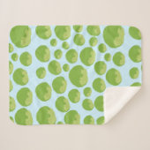 Couverture Sherpa Motif de laitue (Devant (Horizontal))