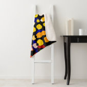 Couverture Sherpa Motif de lecture couleur expressif (En situation)