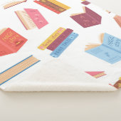 Couverture Sherpa Motif de livre (3/4)