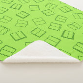 Couverture Sherpa Motif de livre (3/4)
