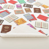 Couverture Sherpa Motif de livre (3/4)