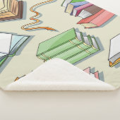 Couverture Sherpa Motif de livre (3/4)
