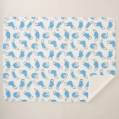 Couverture Sherpa motif de masque Médicale (Devant (Horizontal))