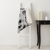 Couverture Sherpa Motif de moto  (En situation)