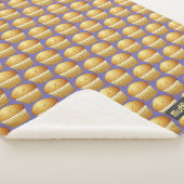 Couverture Sherpa Motif de muffins avec nom personnalisé - Petits gâ (3/4)