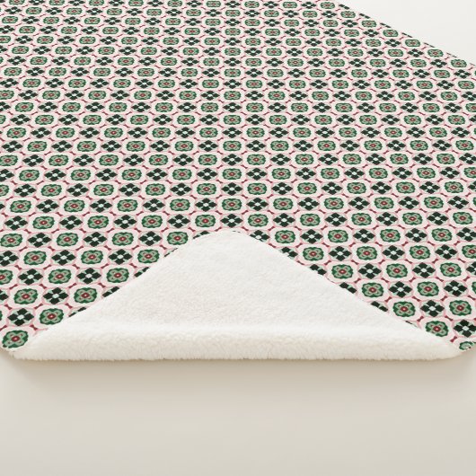 Couverture Sherpa Motif de Noël (3/4)