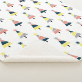 Couverture Sherpa Motif de Noël coloré (3/4)